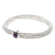 Soy Silberarmband mit Amethyst